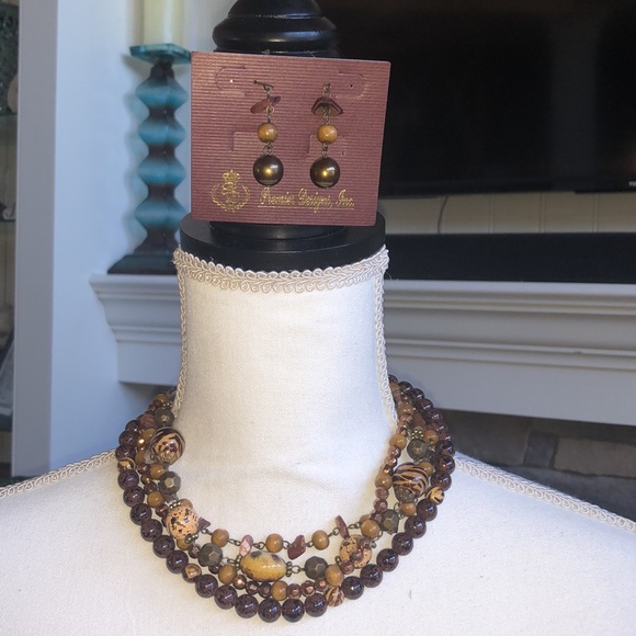 NWOT Into the Wild Premier Designs necklace and earrings - Picture 5 of 9